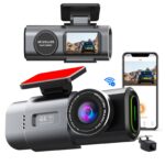 TrailVision 4K Wifi Dual Front And Rear Dash Cam With 64GB Memory Card